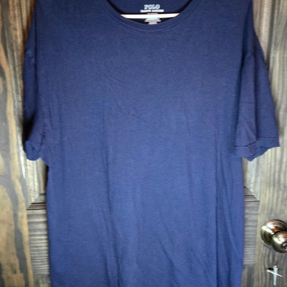 #83- Navy blue Polo Ralph Lauren cotton t-shirt in XL